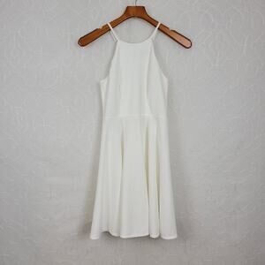 Lulus Womens Irresistible Charm Dress X Small White Fit & Flare‎ Mini